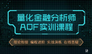 量化金融分析师AQF实训课程(价值9880元)