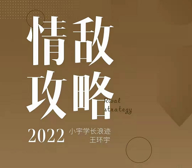 浪迹2022情敌攻略视频课，情敌手册书