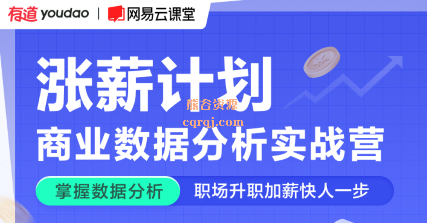 网易涨薪计划12周数据分析实战营，系统打破职场壁垒！