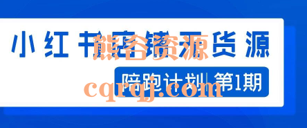 宅男小红书店铺无货源陪跑实战营，群交内‬付有讨论群小群体实战