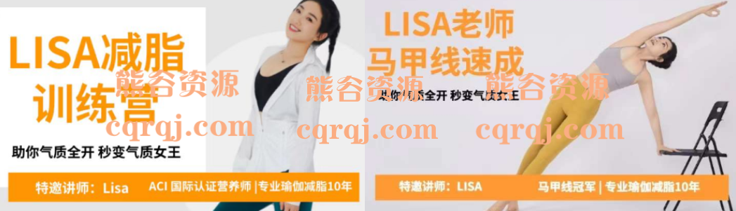 Lisa老师减脂训练营+马甲线速成课程