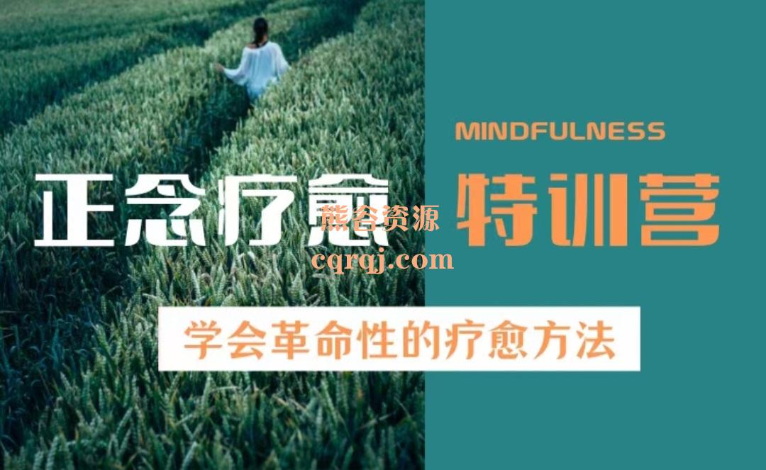 《正念疗愈课程学习》学会革命性的疗愈方法