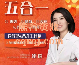 崔璀5天优势发现计划积极情绪能成事儿的表达人人都需要的管理术升级版职场晋升实战