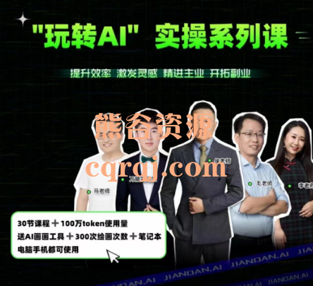 玩转AI实操系列课，价值390