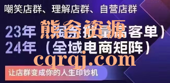 白戈电商23年淘系批量高客单+2024年全域电商矩阵