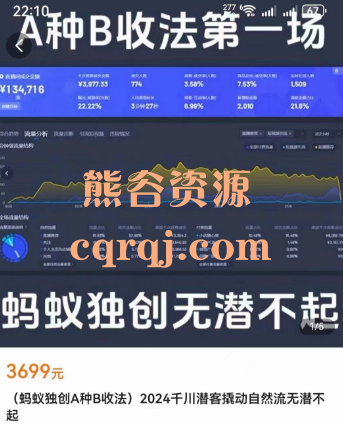 蚂蚁独创A种B收法：2024千川潜客撬动自然流无潜不起