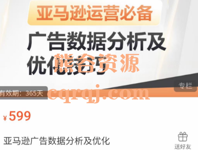 亚马逊广告数据分析及优化Jewel课程