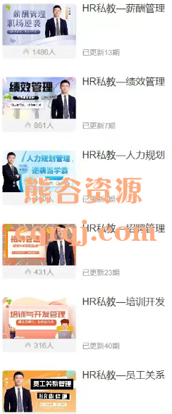 李德军HR私教员工关系 绩效管理 培训开发 人力规划 薪酬管理 招聘管理