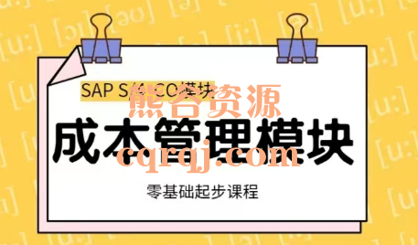 ​Bob老师SAP CO成本管理模块课程