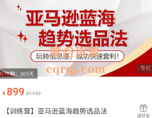超哥亚马逊蓝海趋势选品法训练营