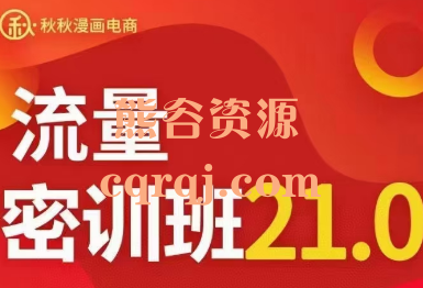 秋秋线上流量密训班21.0 秋秋线上流量密训班21.0