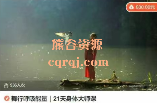 舞行呼吸能量21天身体大师课