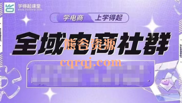 学得起全域电商社群