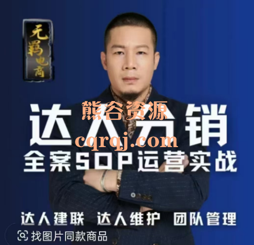 无羁电商达人分销全案SOP运营实战流程