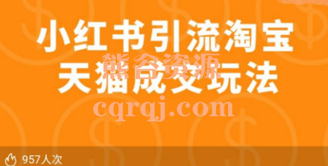 小红书引流淘宝天猫成交玩法电商人的小红书落地玩法