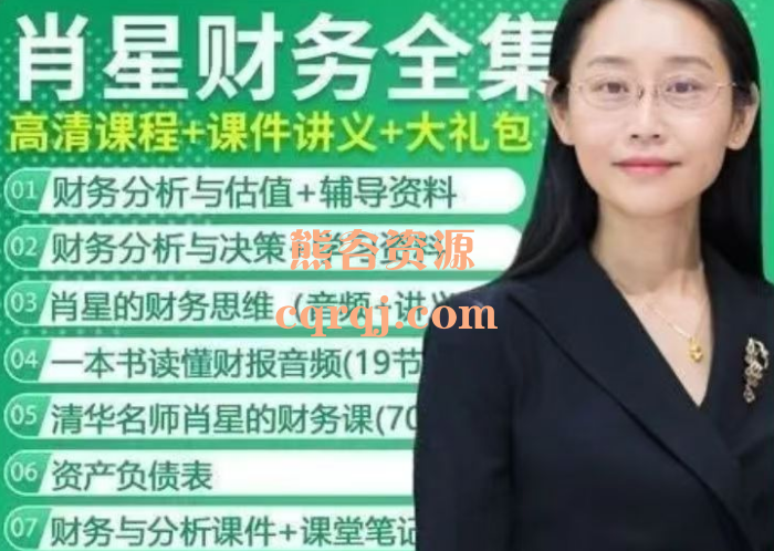 肖星财务分析与估值决策财务思维一本书读懂财报财务与分析财务课