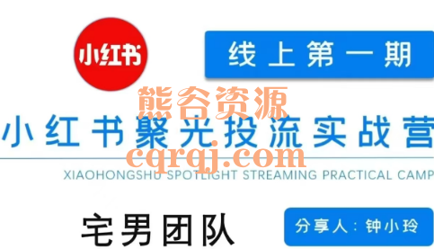​宅男团队钟小玲小红书聚光陪跑第一期