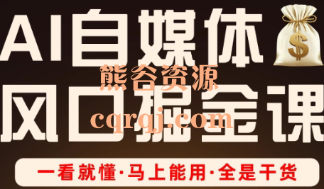 AI全流程自媒体变现实战课AI自媒体风口掘金课